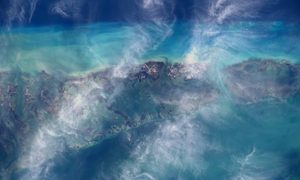 key west imagen desde el espacio pintura