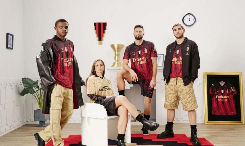 ac milan camiseta 8 bits