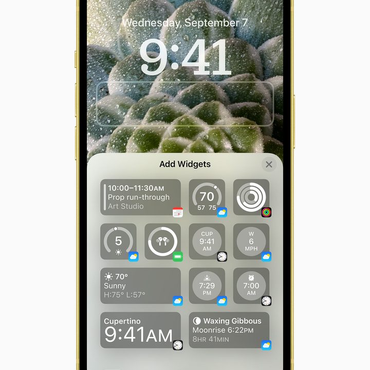 iphone 14 color amarillo apple plus yellow ios 16 lock screen customize 230307