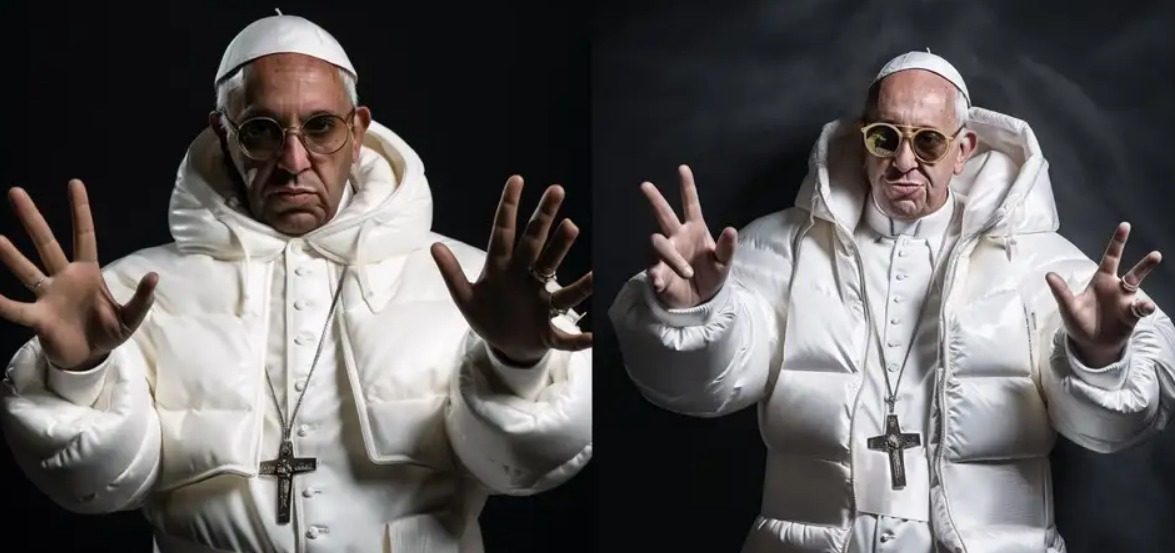 Parodia Francisco I hecho con IA