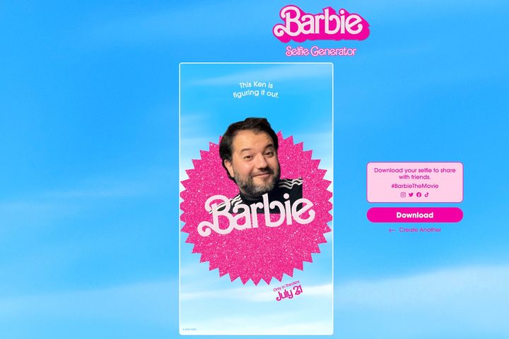 Barbie Selfie Generator: cómo crear tu propio póster de Barbie.