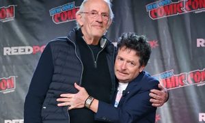 volver al futuro parte 4 michael j fox  y cristopher lloyd
