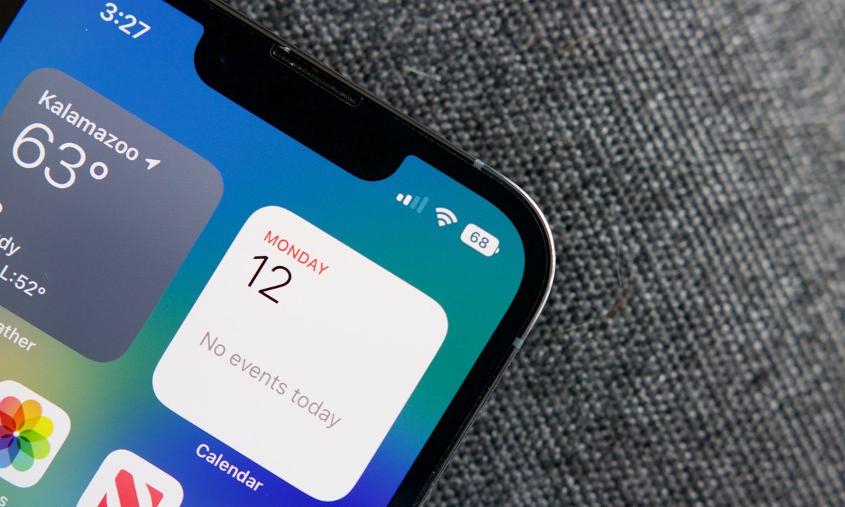 Cómo ver el porcentaje de batería en tu iPhone.