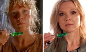 escena gelatina jurassic park 30 anos ariana richards ariane richard