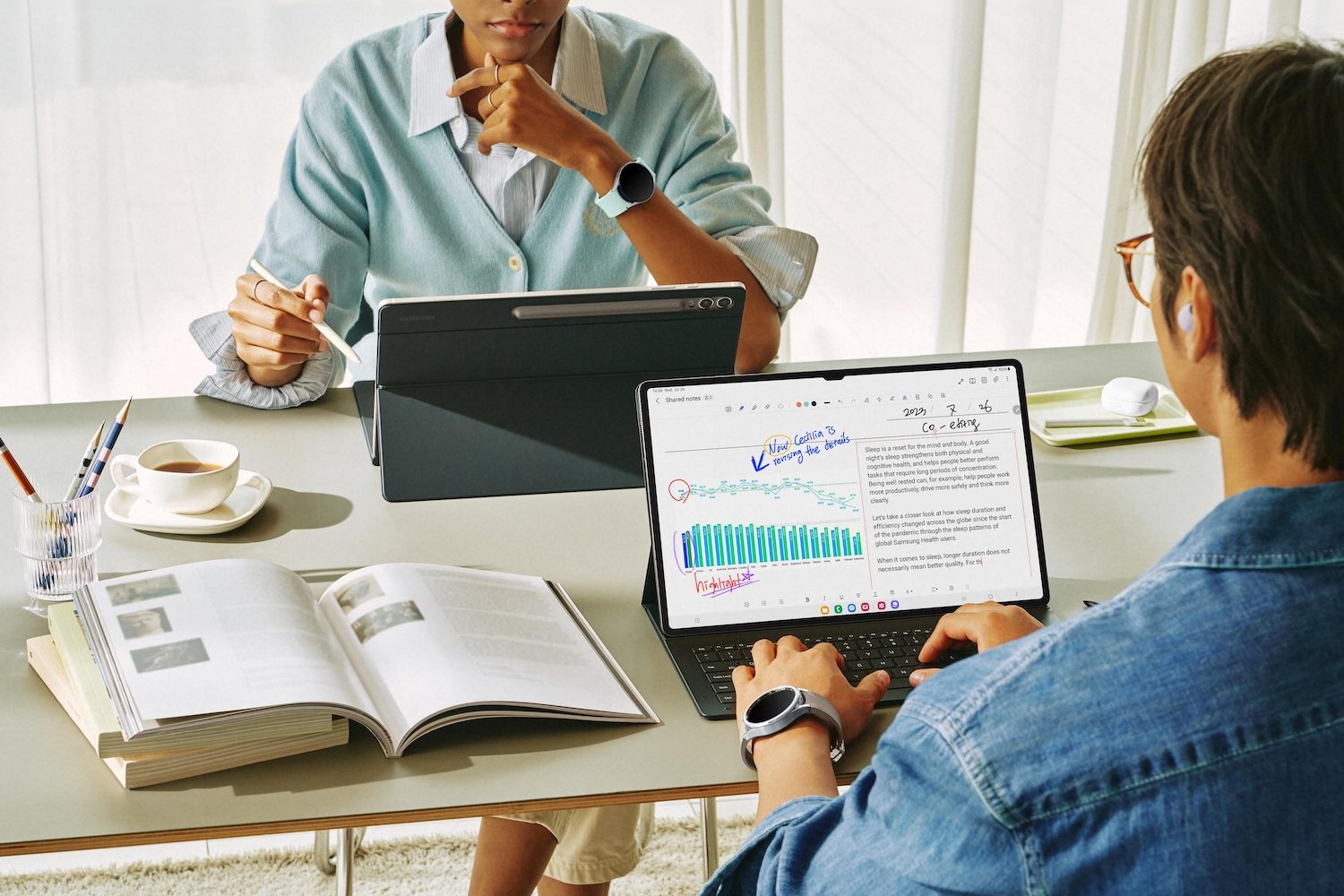 samsung galaxy tab s9 plus ultra 093 t9u hands on beige li