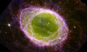 nebulosa del anillo primer plano