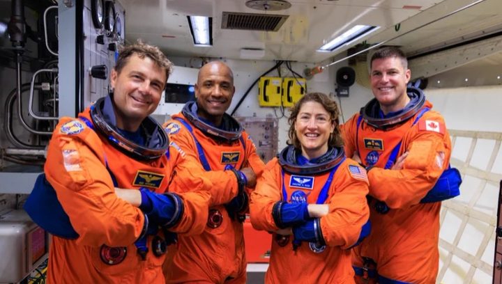 Astronautas misión Artemis II