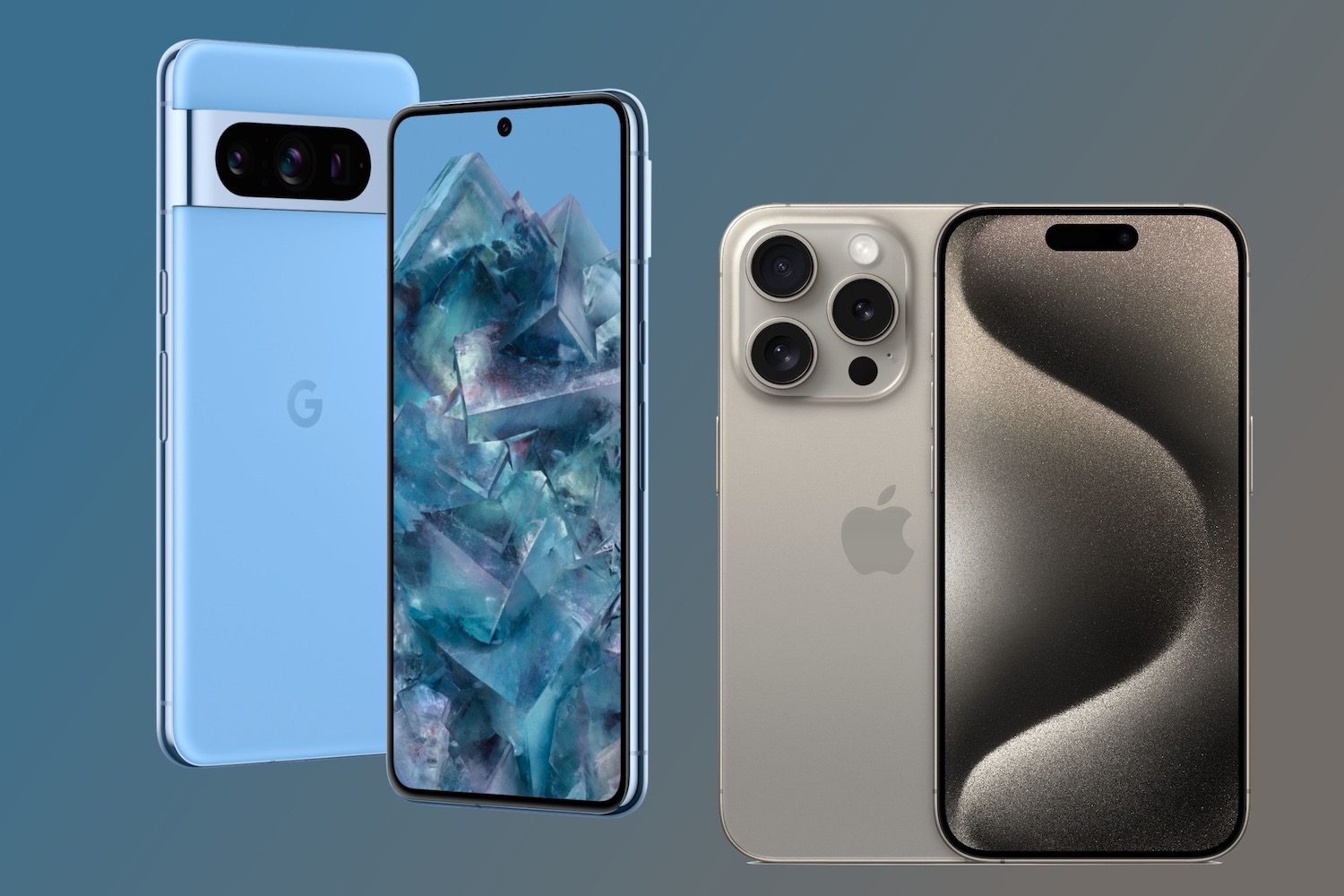 Google Pixel 8 Pro vs. iPhone 15 Pro: el duelo de los $1,000