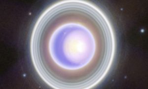 vista unica sistema anillos urano