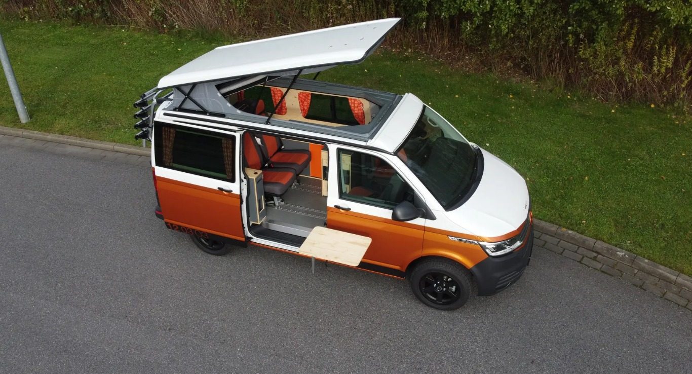 vw dog camper autocaravana perros