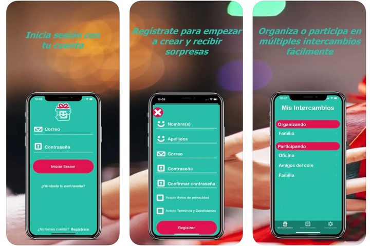 Intercambio de regalos.