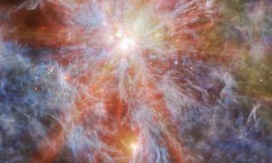 james webb capta impresionante guarderia estelar