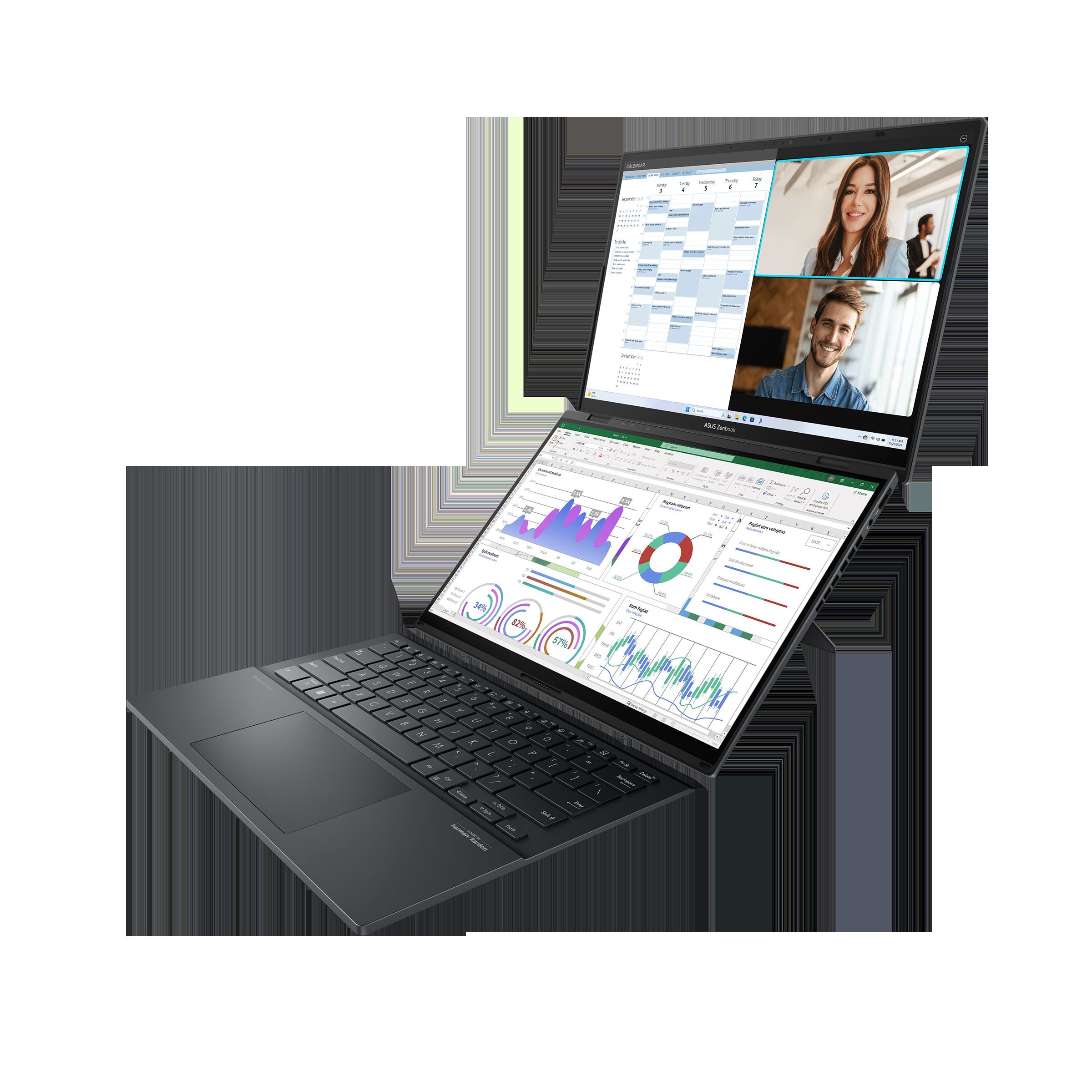 asus zenbook duo 2024 ux8406 product photo 2i inkwell gray 08