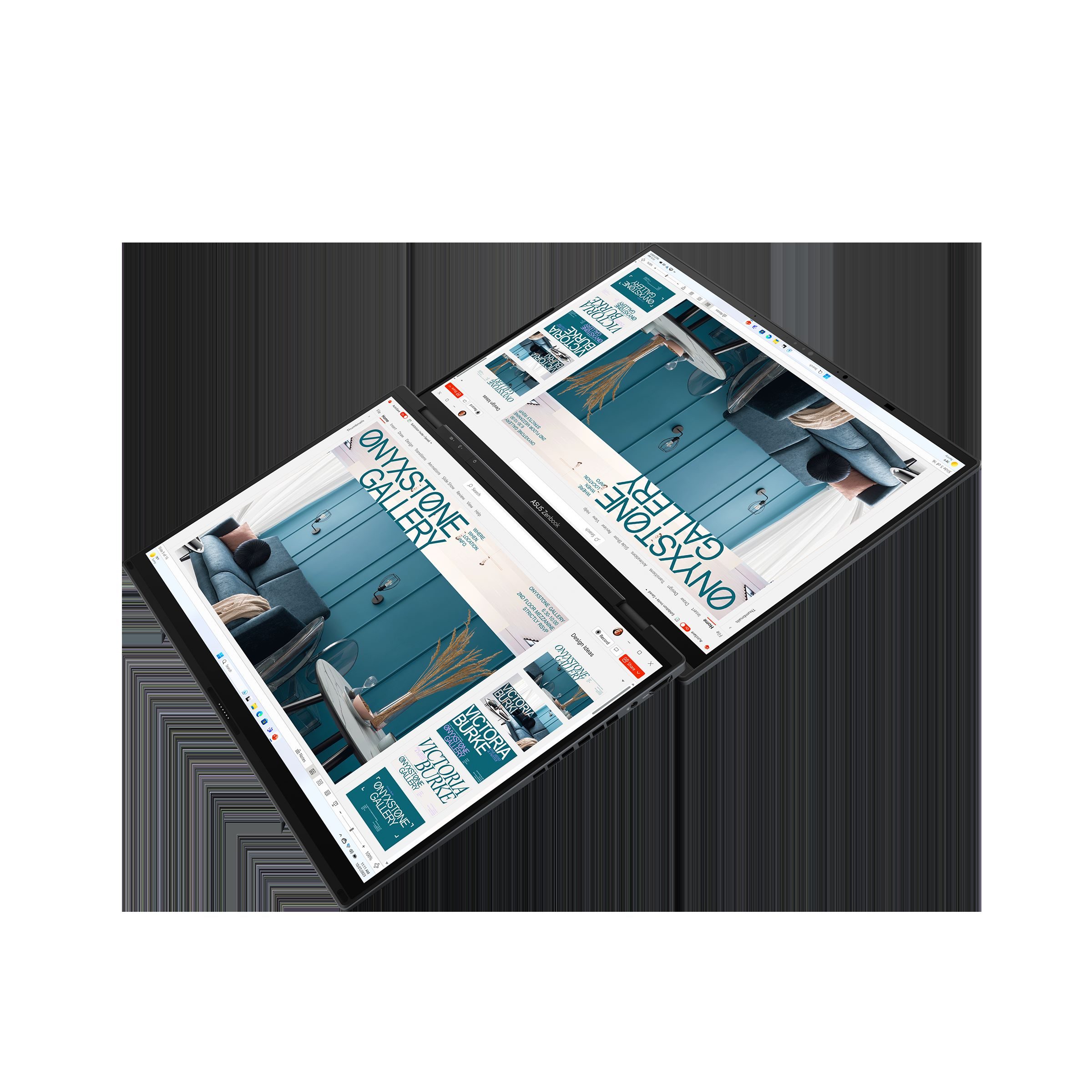 asus zenbook duo 2024 ux8406 product photo 2i inkwell gray 13