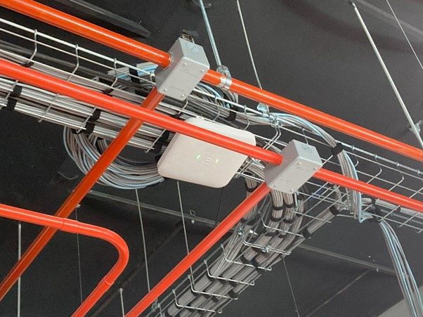 Wifi instalado en el techo