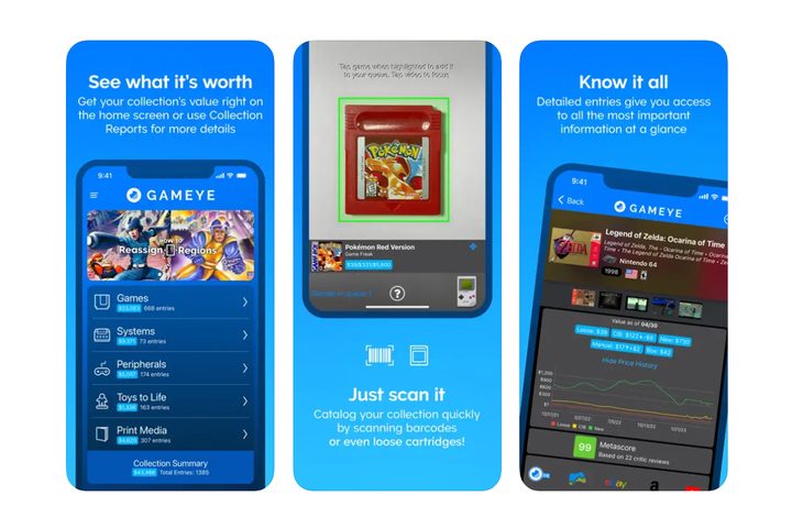 Aplicación móvil Game Eye.