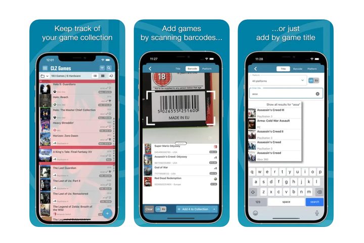 Aplicación móvil CLZ Games.