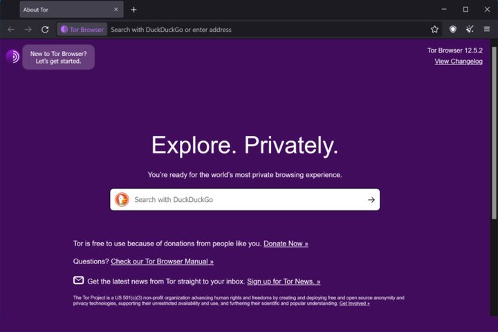 Navegador web Tor.