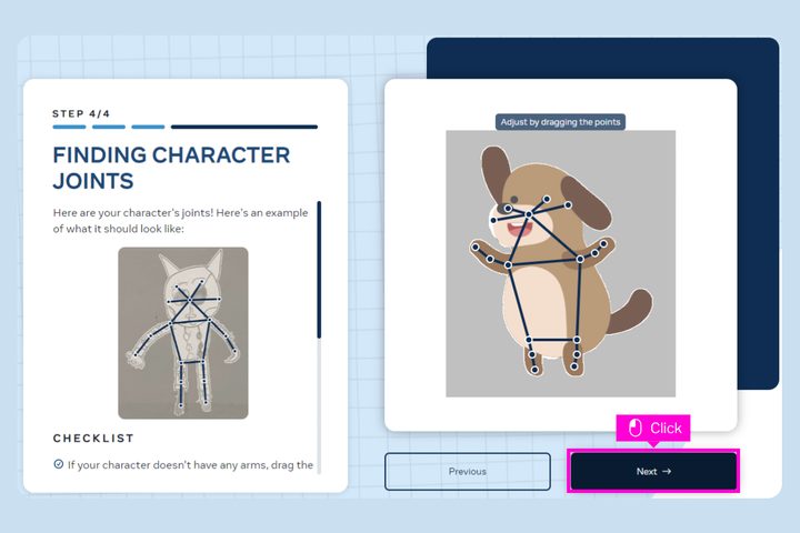 Captura del sitio web Animated Drawings.