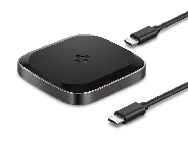 El cargador inalámbrico Spigen.