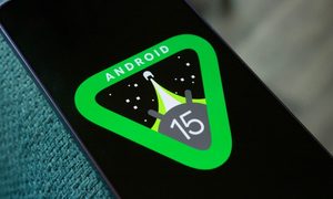 Una imagen del logotipo de Android 15.