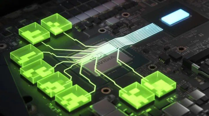 Una ilustración de la barra ajustable de Nvidia.