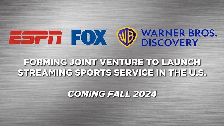 ESPN, Fox y Warner se unen para crear un streaming de deportes