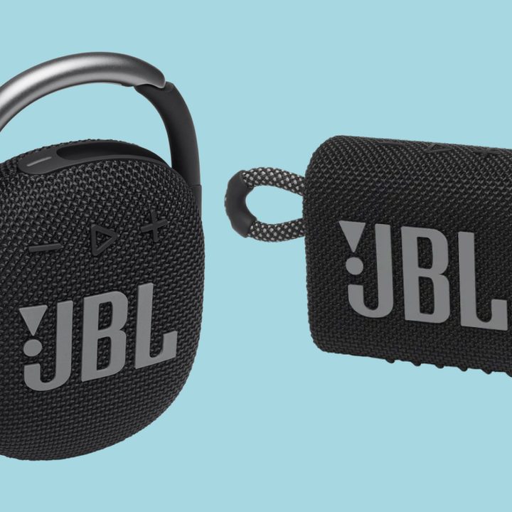JBL Clip 4 y JBL Go 3.