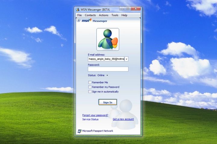 MSN Messenger.
