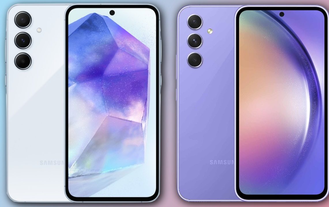 samsung galaxy a55 vs a54 comparativa