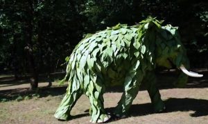 video sora openai elefante hojas verde