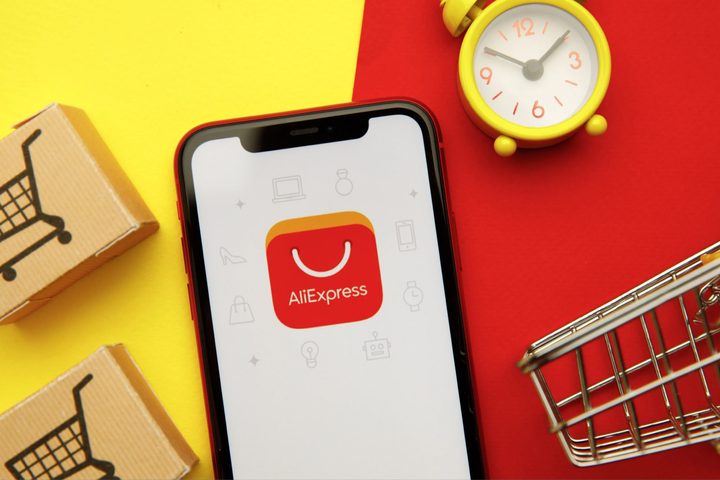 Aplicación móvil Aliexpress.