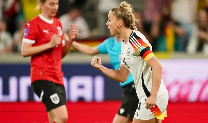 La futbolista alemana Giulia Gwinn.