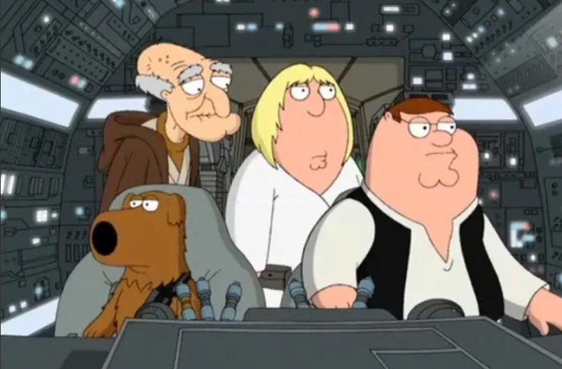 las mejores parodias star wars padre de familia