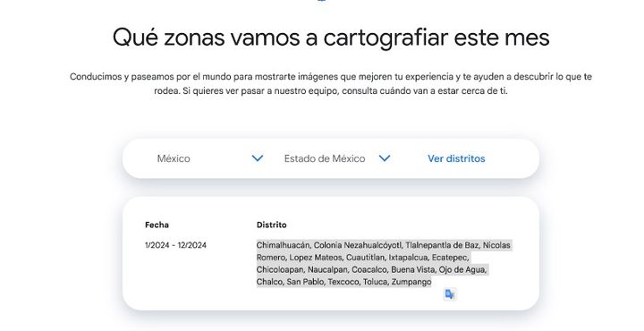 Cómo saber cuándo pasara el auto de Google.