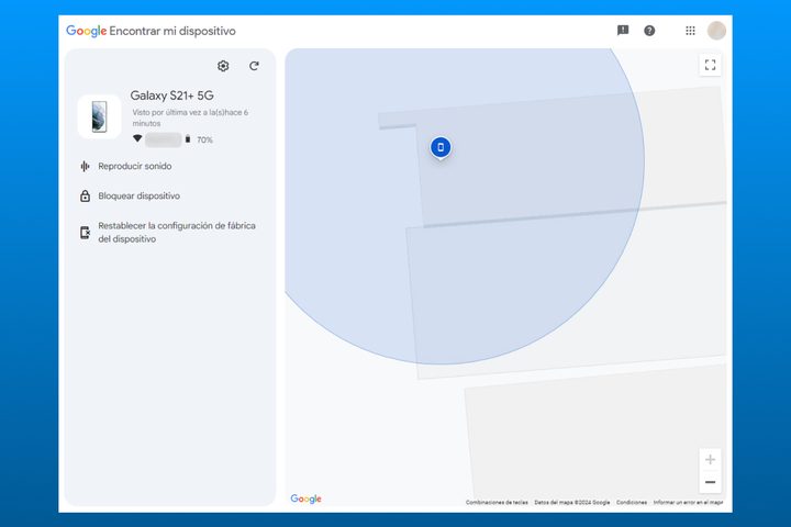 Google Encontrar mi dispositivo - Encontrar Samsung perdido.