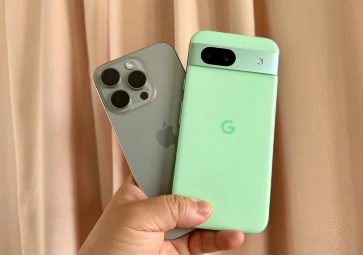 Google Pixel 8a vs iPhone 15