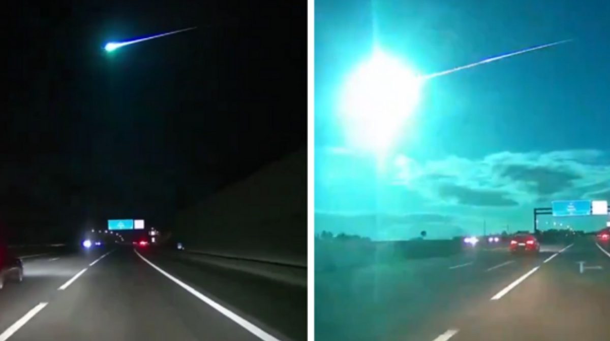 videos increible meteorito espana portugal espa  a