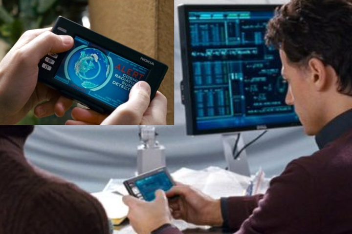Nokia 770 in Fantastic Four Rise of the Silver Surfer.
