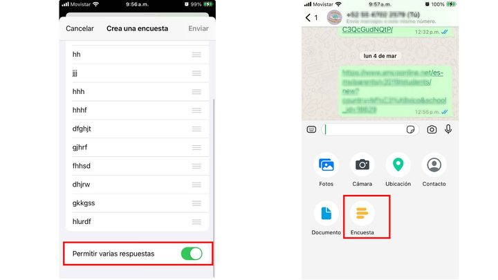 Cómo hacer una encuesta en WhatsApp.
