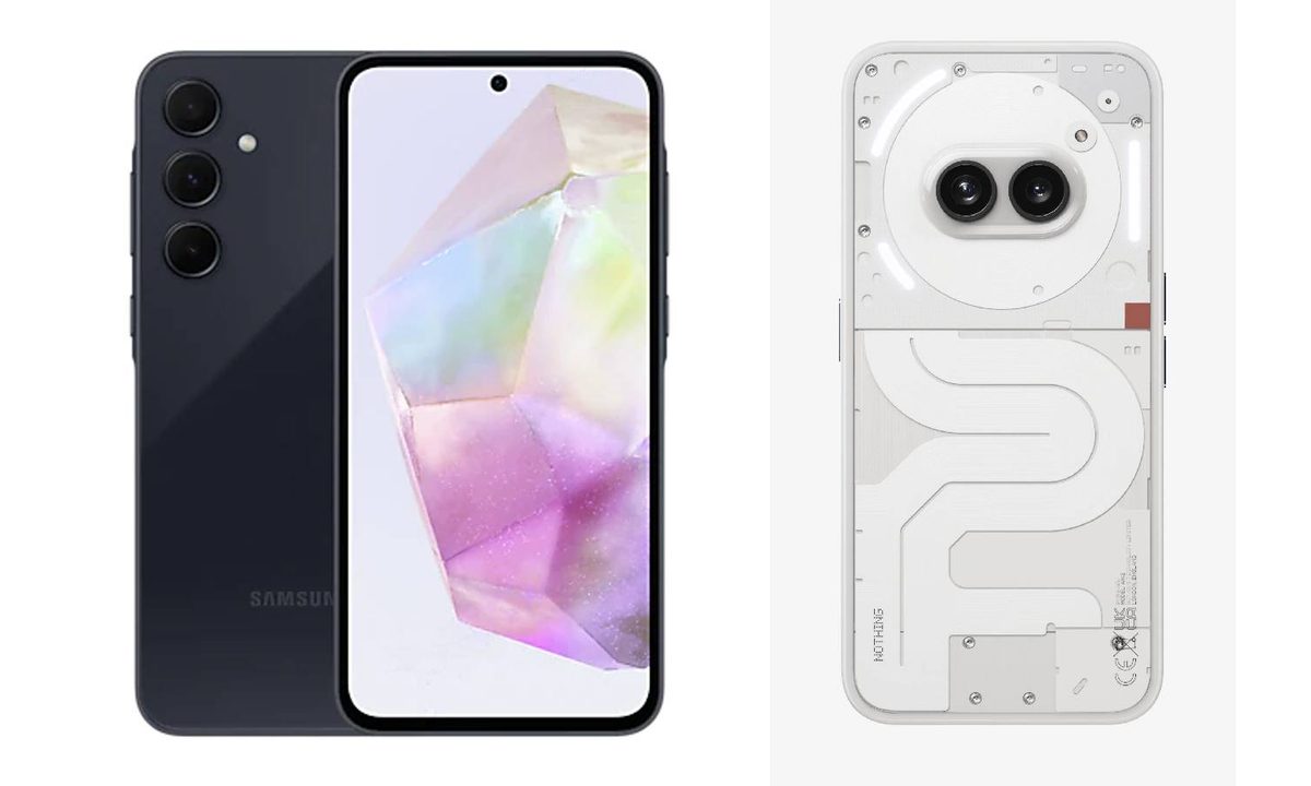 Galaxy A35 vs Nothing Phone 2a.