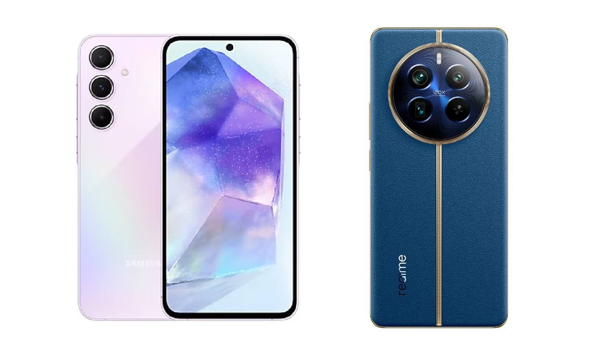 Galaxy A55 vs Realme 12 Pro Plus.