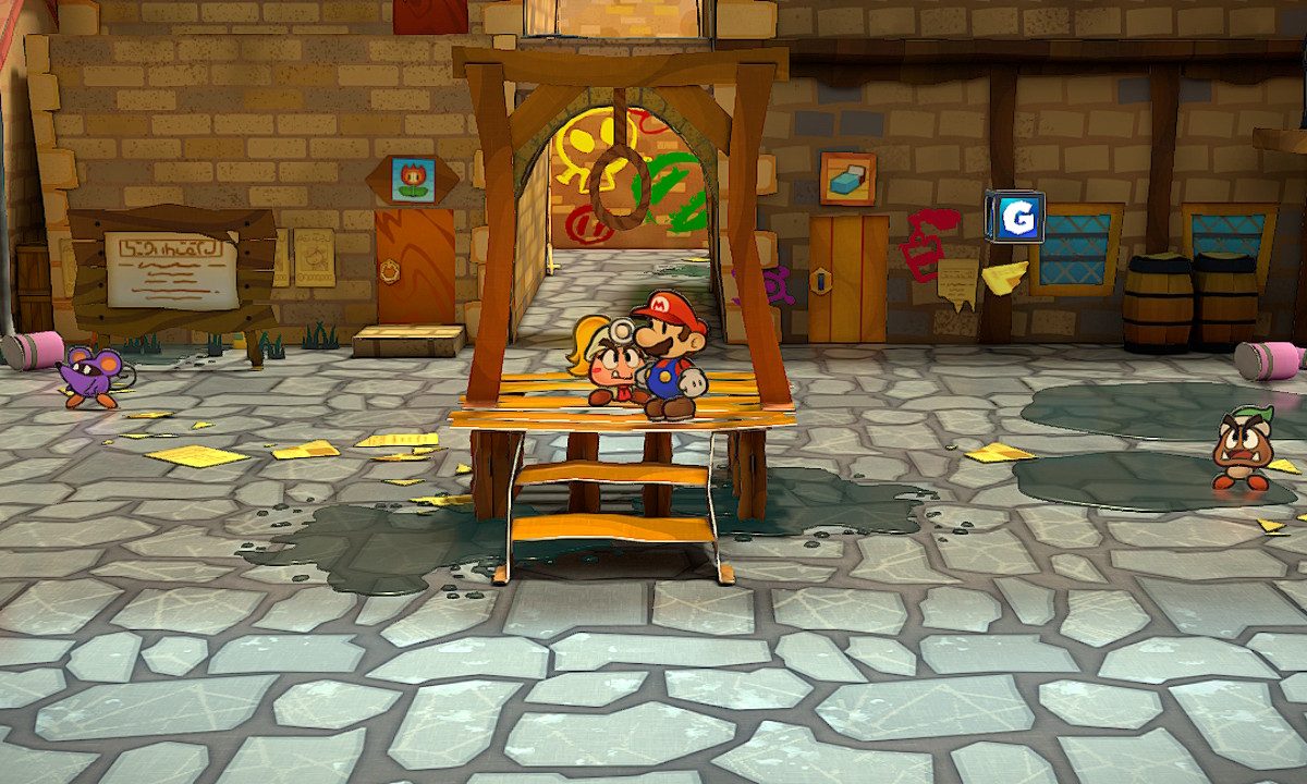 Una imagen de Paper Mario: The Thousend-Year Door.