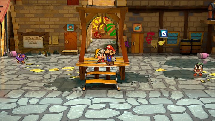 Una imagen de Paper Mario: The Thousend-Year Door.