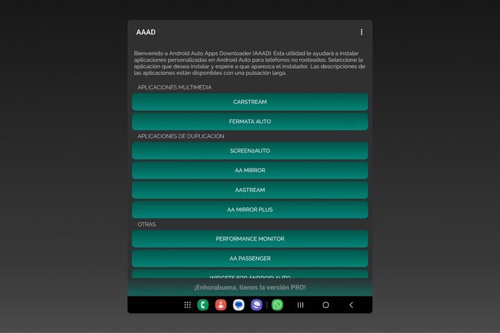 AAAD aplicación para Android Auto