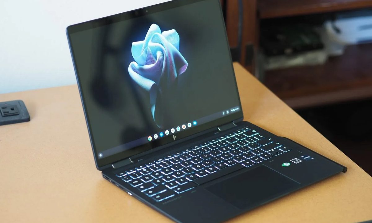 La HP Elite Dragonfly Chromebook.