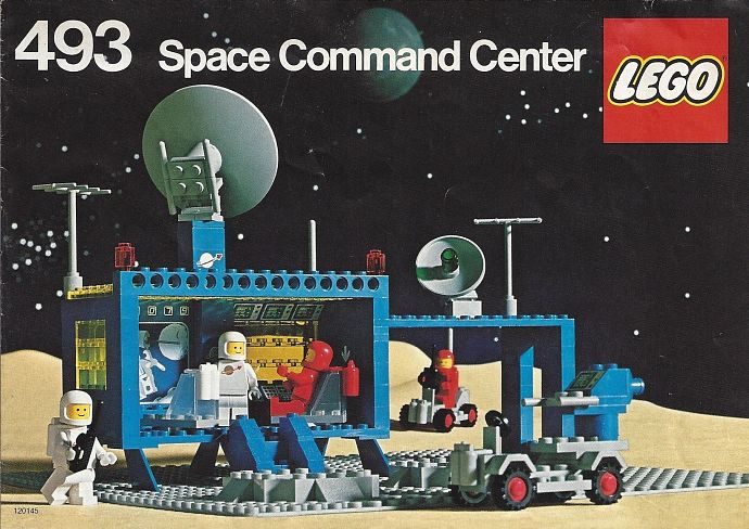 Una imagen del Lego Space Command Center.