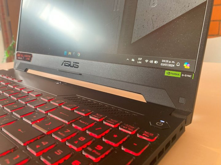Una imagen de la ASUS TUF F15 2024.