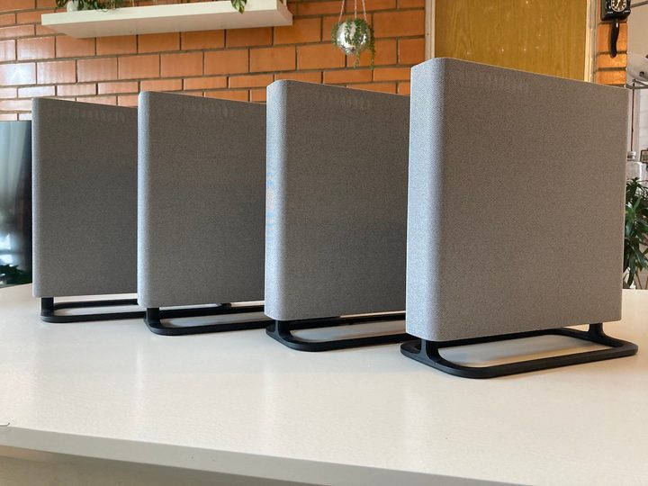 Una fotografía del teatro en casa Sony Bravia Quad.