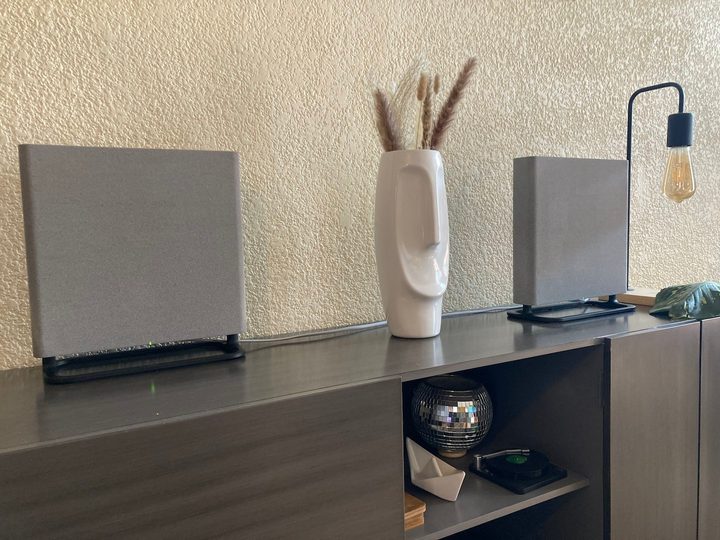 Una fotografía del teatro en casa Sony Bravia Quad.